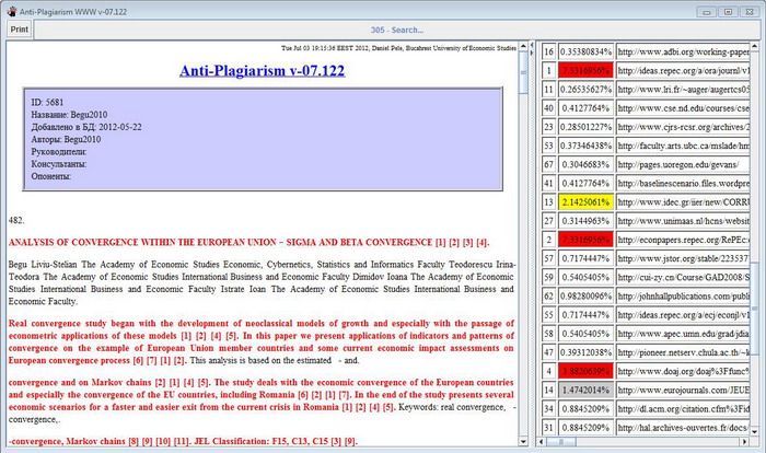 plagiarism detector order reference number